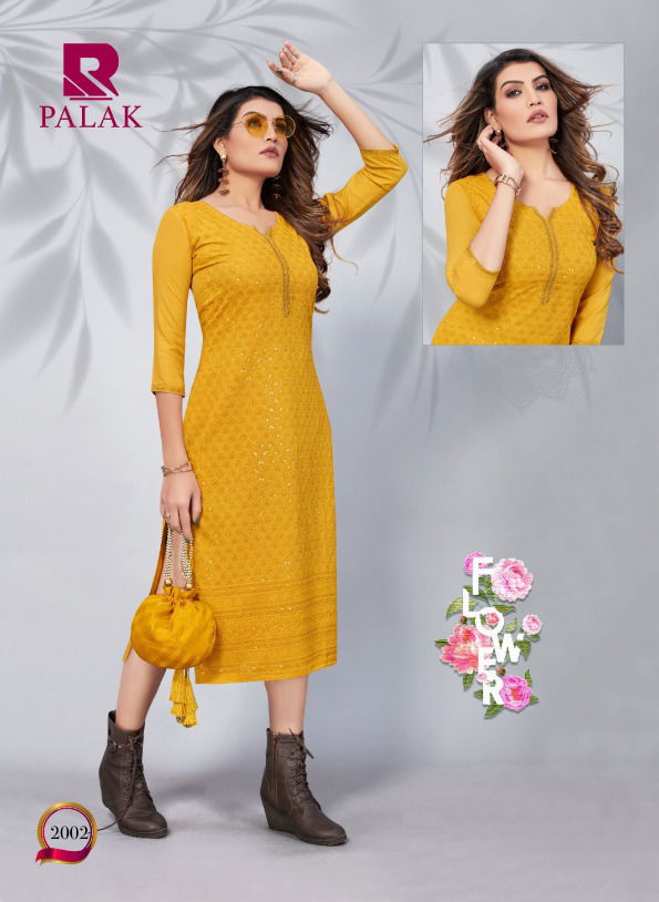 Raashi Palak Daily Wear Wholesale Designer Kurtis Catalog
